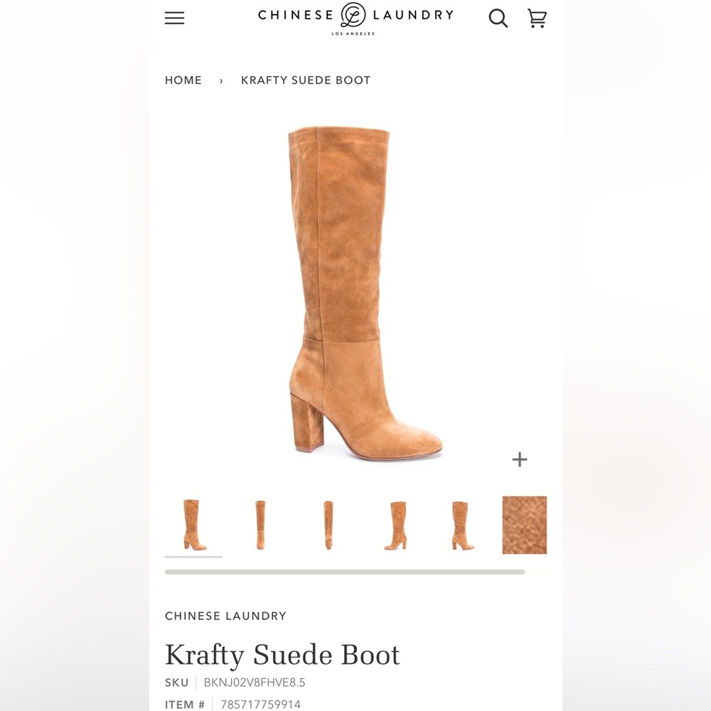 CHINESE LAUNDRY KRAFTY SUEDE BOOTS